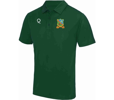 Qdos Cricket Ynysygerwn CC Polo Shirt Green