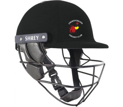 SHREY Croesyceiliog CC Shrey Armour Helmet Black