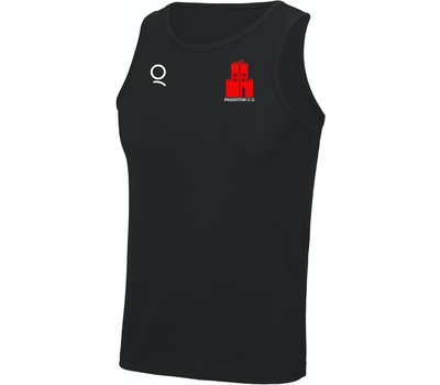 Qdos Cricket Paignton CC Black Training Vest