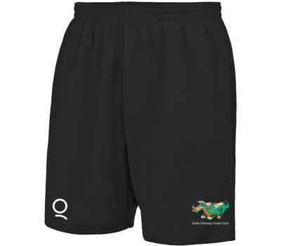 Qdos Cricket Stoke Fleming CC Qdos Training Shorts Black