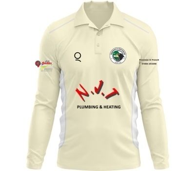 Qdos Cricket Bradninch CC Qdos Playing Shirt Long Sleeve Juniors