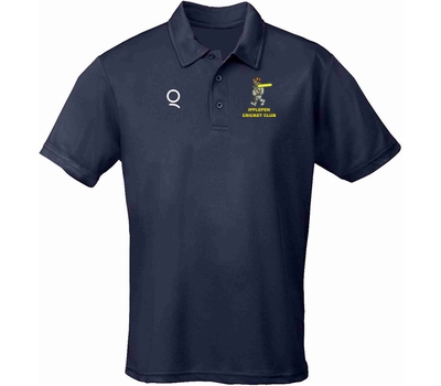 Qdos Cricket Ipplepen CC Qdos Match day Polo Shirt Navy