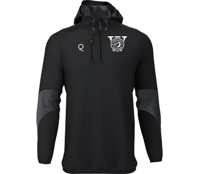 Qdos Cricket Westleigh Warriors CC Qdos Edge Hooded Jacket Black