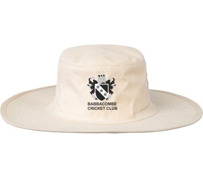 Qdos Cricket Babbacombe CC Wide Brim Sun Hat